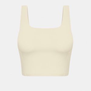 Halara Square Neck Backless Cropped Yoga Tank Top